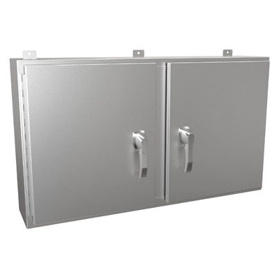 Hammond Manufacturing HN4WM24428SS 24x42x8" 304 Stainless Steel Wall Mount Electrical Enclosure