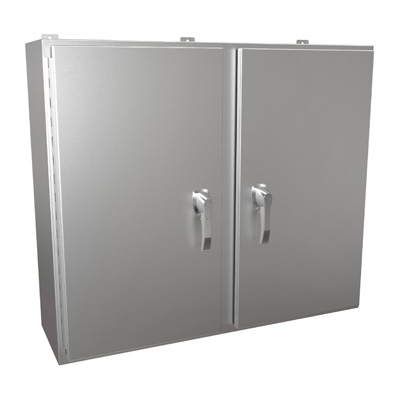 Hammond Manufacturing HN4WM364212SS 36x42x12" 304 Stainless Steel Wall Mount Electrical Enclosure