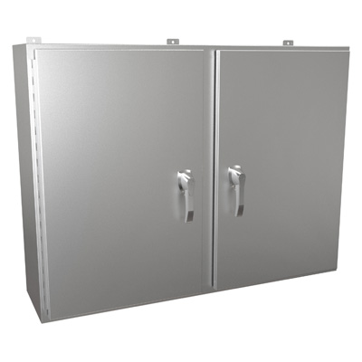 Hammond Manufacturing HN4WM364812SS 36x48x12" 304 Stainless Steel Wall Mount Electrical Enclosure