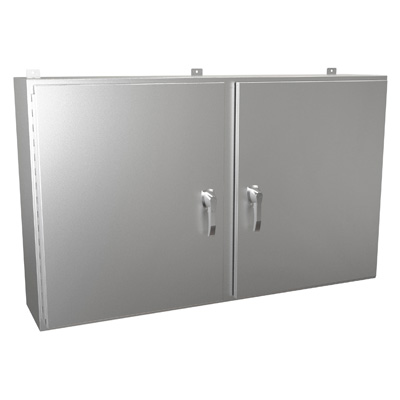Hammond Manufacturing HN4WM366012SS 36x60x12" 304 Stainless Steel Wall Mount Electrical Enclosure