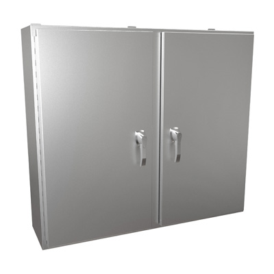 Hammond Manufacturing HN4WM424812SS 42x48x12" 304 Stainless Steel Wall Mount Electrical Enclosure