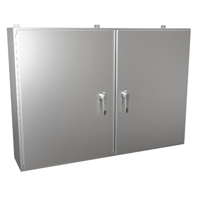 Hammond Manufacturing HN4WM426012SS 42x60x12" 304 Stainless Steel Wall Mount Electrical Enclosure