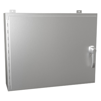 Hammond Manufacturing HW24308SSHK 24x30x8" 304 Stainless Steel Wall Mount Electrical Enclosure