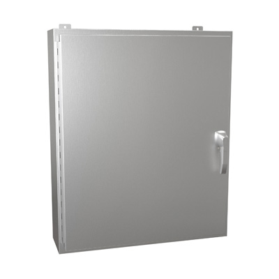 Hammond Manufacturing HW36308SSHK 36x30x8" 304 Stainless Steel Wall Mount Electrical Enclosure