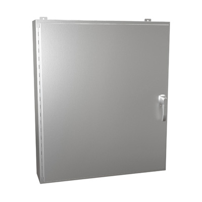 Hammond Manufacturing HW42368SSHK 42x36x8" 304 Stainless Steel Wall Mount Electrical Enclosure