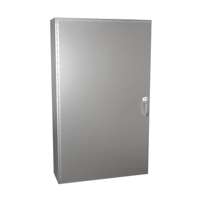 Hammond Manufacturing HW603612SSHK 60x36x12" 304 Stainless Steel Wall Mount Electrical Enclosure
