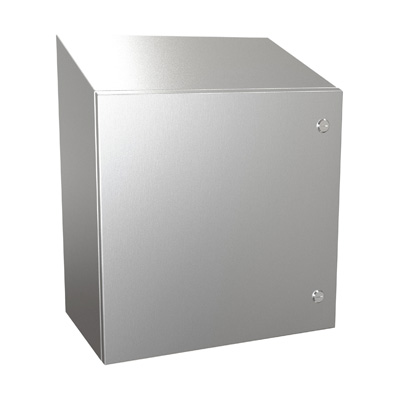 Hammond Manufacturing ST202012SS 20x20x12" 304 Stainless Steel Wall Mount Electrical Enclosure
