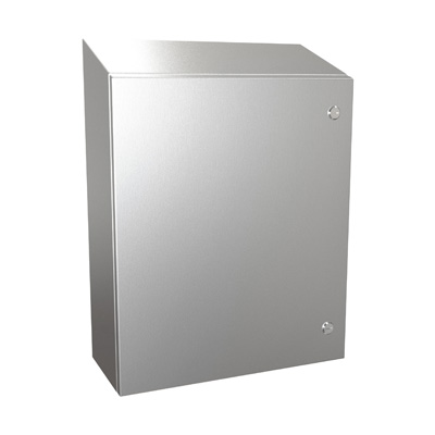 Hammond Manufacturing ST242008SS 24x20x8" 304 Stainless Steel Wall Mount Electrical Enclosure