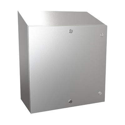 Hammond Manufacturing ST242412SS 24x24x12" 304 Stainless Steel Wall Mount Electrical Enclosure