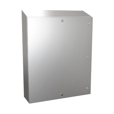 Hammond Manufacturing ST363008SS 36x30x8" 304 Stainless Steel Wall Mount Electrical Enclosure