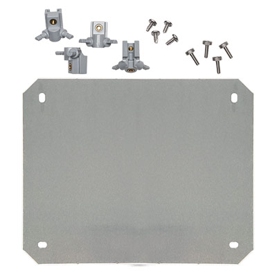 Integra AFPK108-IMP Aluminum Adjustable Panel for 10x8" Electrical Enclosures