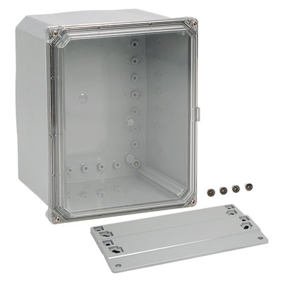 Integra H12104SCF Polycarbonate Enclosure with Clear Cover