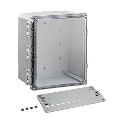 Integra H12106HCF-6P Polycarbonate Enclosure with Clear Cover