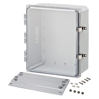 Integra H12106HCFLL Polycarbonate Enclosure with Clear Cover