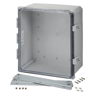 Integra H161407HCFNL Polycarbonate Enclosure with Clear Cover