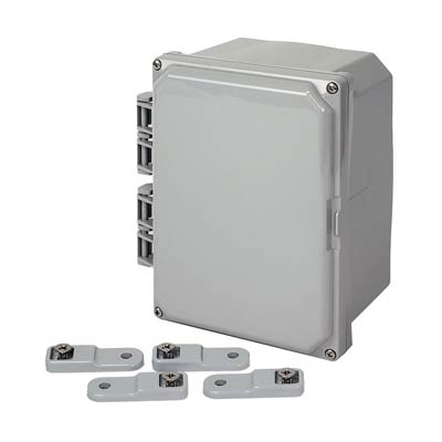 Integra H8064H-6P Polycarbonate Enclosure with Solid Cover
