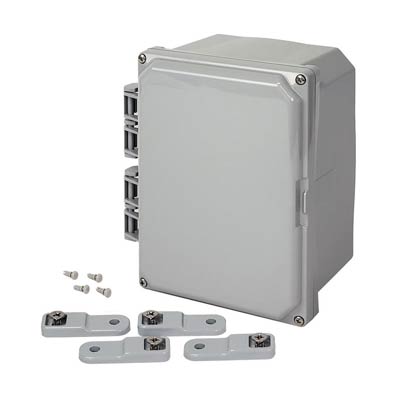 Integra H8064H Polycarbonate Enclosure with Solid Cover