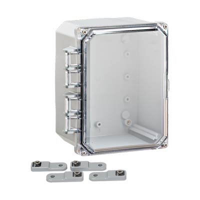 Integra H8064HC-6P Polycarbonate Enclosure with Clear Cover