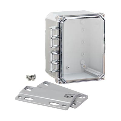 Integra H8064HCF-6P Polycarbonate Enclosure with Clear Cover