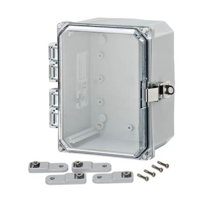 Integra H8064HCLL Polycarbonate Enclosure with Clear Cover