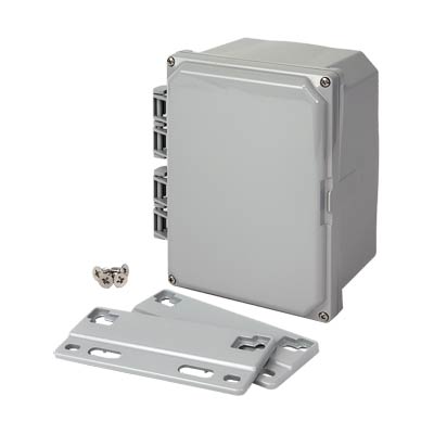 Integra H8064HF-6P Polycarbonate Enclosure with Solid Cover