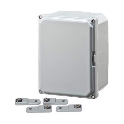 Integra H8064S Polycarbonate Enclosure with Solid Cover