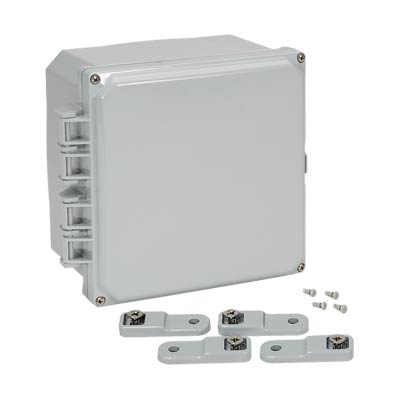 Integra H8084H Polycarbonate Enclosure with Solid Cover