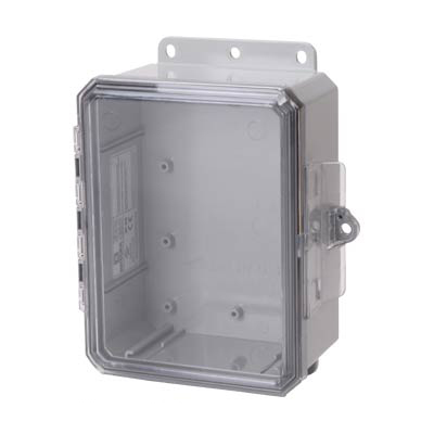 Integra P10086LPC Polycarbonate Enclosure with Clear Cover
