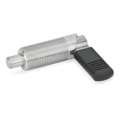 J.W. Winco 612-12-M20X1.5-B-NI Stainless Steel Cam Action Indexing Plunger, Lock-Out