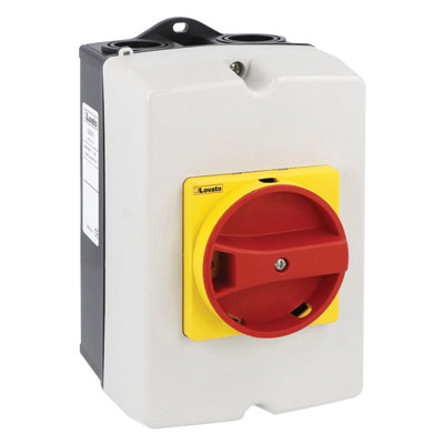 Lovato GAZ032UL 32A Enclosed Motor Disconnect Switch, 3 Pole