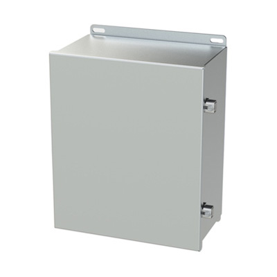 Saginaw Control & Engineering SCE-12106CHNFSS 12x10x6" 304 Stainless Steel Wall Mount Electrical Enclosure