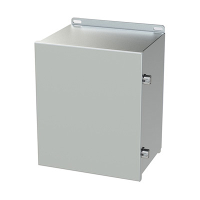Saginaw Control & Engineering SCE-12108CHNFSS 12x10x8" 304 Stainless Steel Wall Mount Electrical Enclosure