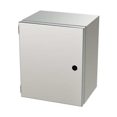 Saginaw Control & Engineering SCE-12108ELJSS 12x10x8" 304 Stainless Steel Wall Mount Electrical Enclosure