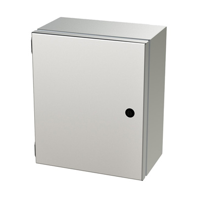 Saginaw Control & Engineering SCE-1210ELJSS 12x10x6" 304 Stainless Steel Wall Mount Electrical Enclosure