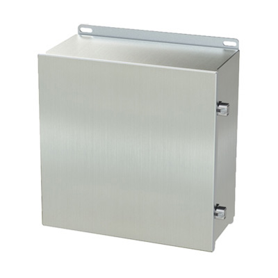 Saginaw Control & Engineering SCE-1212CHNFSS 12x12x6" 304 Stainless Steel Wall Mount Electrical Enclosure