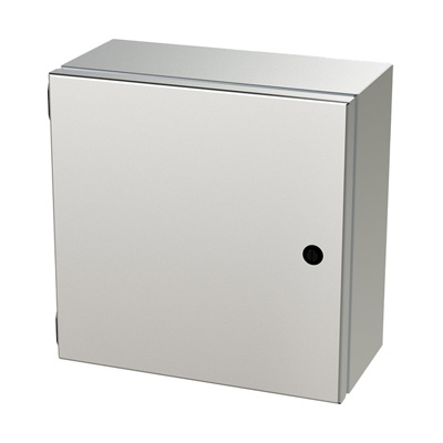 Saginaw Control & Engineering SCE-1212ELJSS 12x12x6" 304 Stainless Steel Wall Mount Electrical Enclosure