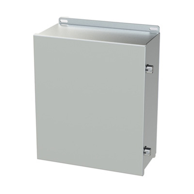 Saginaw Control & Engineering SCE-1412CHNFSS 14x12x6" 304 Stainless Steel Wall Mount Electrical Enclosure