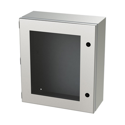 Saginaw Control & Engineering SCE-1614ELJWSS 16x14x6" 304 Stainless Steel Wall Mount Electrical Enclosure