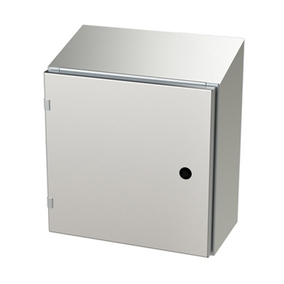 Saginaw Control & Engineering SCE-16EL1608SSST 16x16x8" 304 Stainless Steel Wall Mount Electrical Enclosure