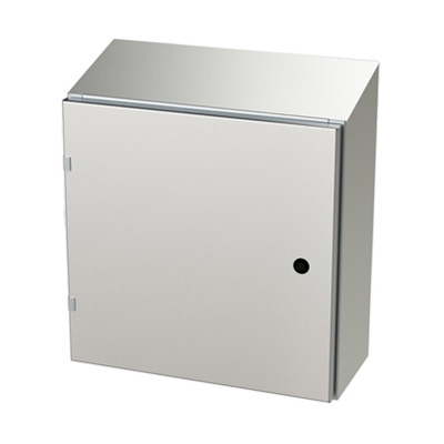 Saginaw Control & Engineering SCE-20EL2008SSST 20x20x8" 304 Stainless Steel Wall Mount Electrical Enclosure