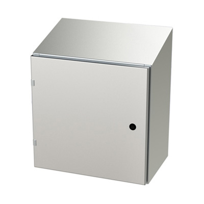Saginaw Control & Engineering SCE-20EL2012SSST 20x20x12" 304 Stainless Steel Wall Mount Electrical Enclosure