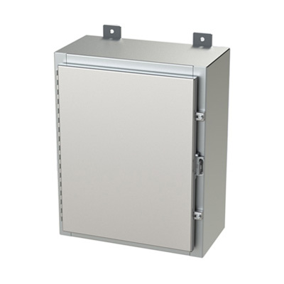Saginaw Control & Engineering SCE-20H1608SSLP 20x16x8" 304 Stainless Steel Wall Mount Electrical Enclosure