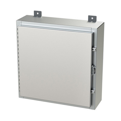 Saginaw Control & Engineering SCE-20H2006SSLP 20x20x6" 304 Stainless Steel Wall Mount Electrical Enclosure