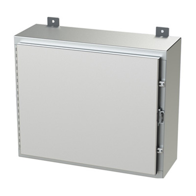Saginaw Control & Engineering SCE-20H2408SSLP 20x24x8" 304 Stainless Steel Wall Mount Electrical Enclosure