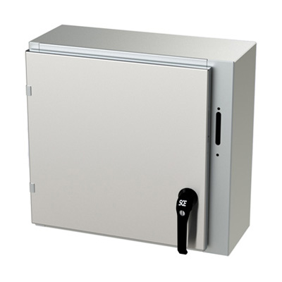 Saginaw Control & Engineering SCE-20XEL2108SSLP 20x21x8" 304 Stainless Steel Wall Mount Electrical Enclosure