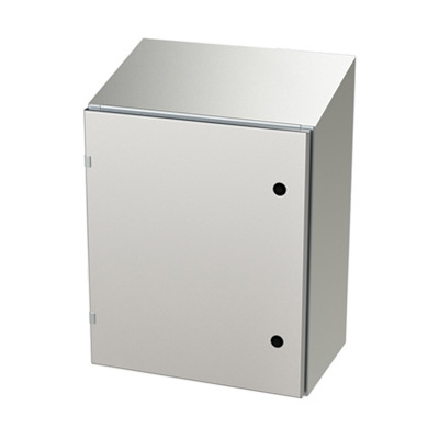 Saginaw Control & Engineering SCE-24EL2012SSST 24x20x12" 304 Stainless Steel Wall Mount Electrical Enclosure