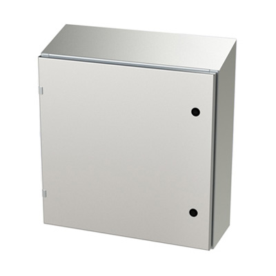 Saginaw Control & Engineering SCE-24EL2408SSST 24x24x8" 304 Stainless Steel Wall Mount Electrical Enclosure