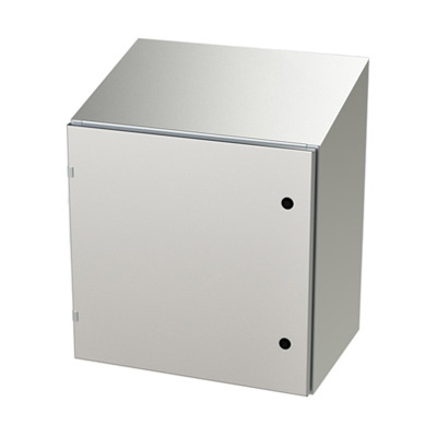 Saginaw Control & Engineering SCE-24EL2416SSST 24x24x16" 304 Stainless Steel Wall Mount Electrical Enclosure