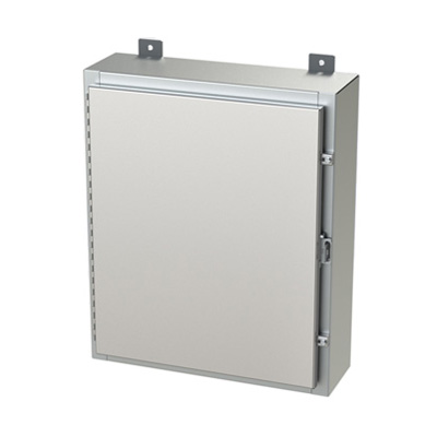 Saginaw Control & Engineering SCE-24H2006SSLP 24x20x6" 304 Stainless Steel Wall Mount Electrical Enclosure