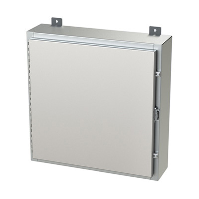 Saginaw Control & Engineering SCE-24H2406SSLP 24x24x6" 304 Stainless Steel Wall Mount Electrical Enclosure